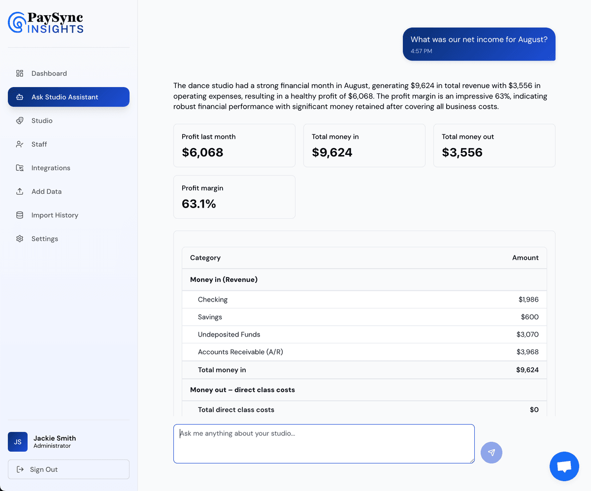 Airmosa AI Assistant